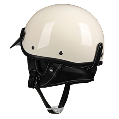 Мотошлем Vizo с визором от солнца, белый-1