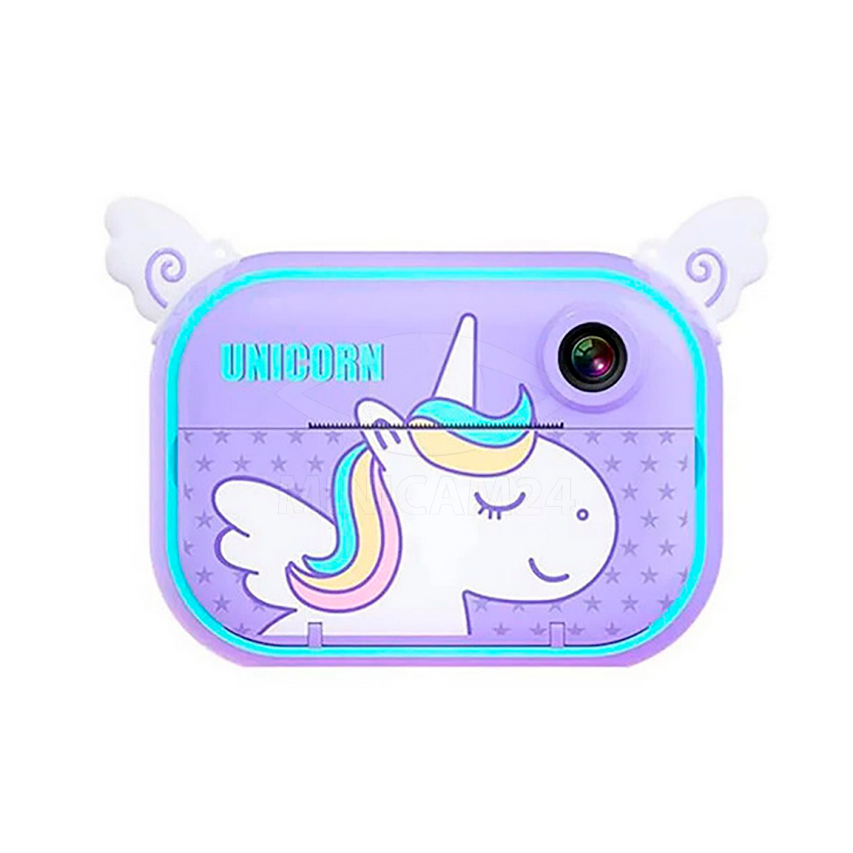 Детский фотоаппарат мгновенной печати PurpleUnicorn