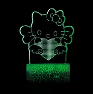 Светодиодный 3D ночник (светильник) Grove HelloKitty
